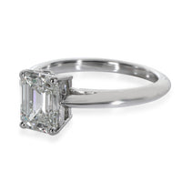 1.33 ct Emerald Diamond Engagement Ring