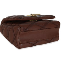 Tan Lambskin Malletage GO-14 MM Top Handle