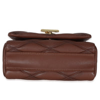 Tan Lambskin Malletage GO-14 MM Top Handle