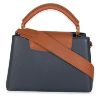 Bleu De France Blue Taurillon Studded Capucines BB