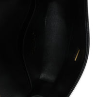 Black Quilted Caviar Small Boy Handbag