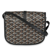 Black Goyardine Canvas Belvedere PM Messenger