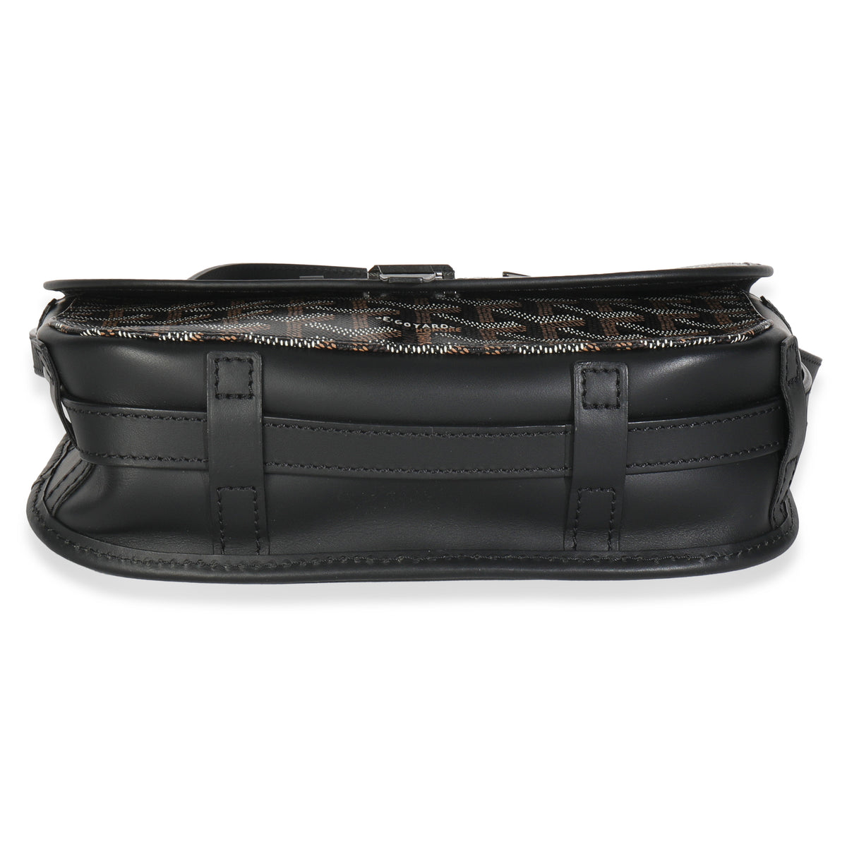 Black Goyardine Canvas Belvedere PM Messenger