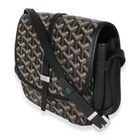 Black Goyardine Canvas Belvedere PM Messenger