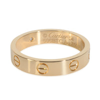 Yellow Gold Diamond Small Model Love Ring