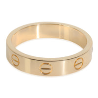 Yellow Gold Diamond Small Model Love Ring