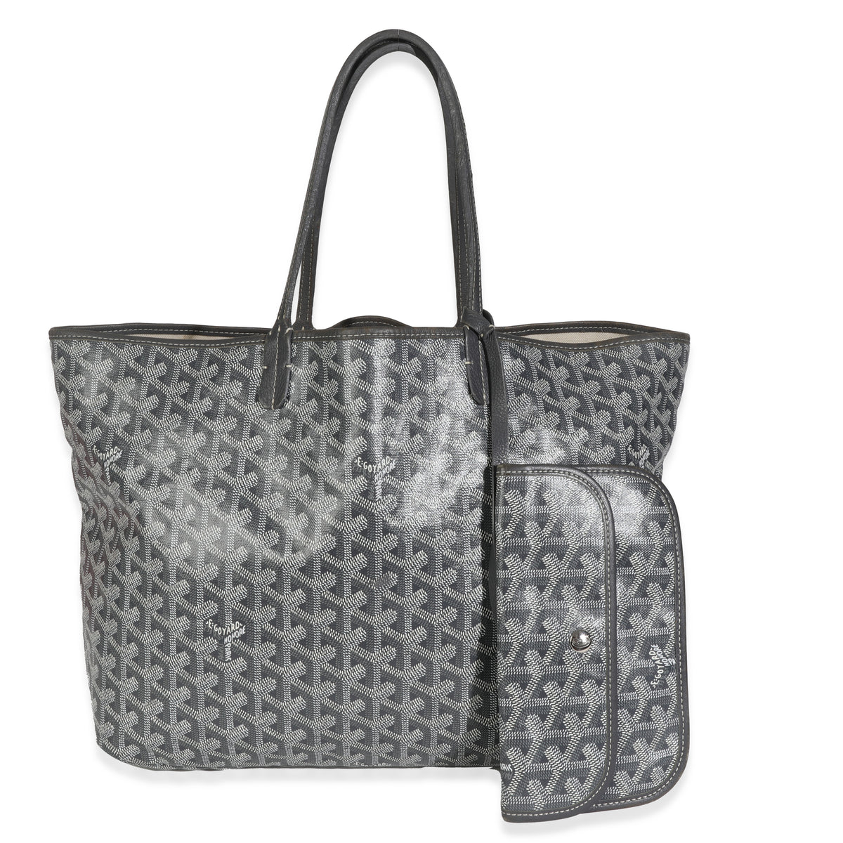 Grey Goyardine Canvas Saint Louis PM