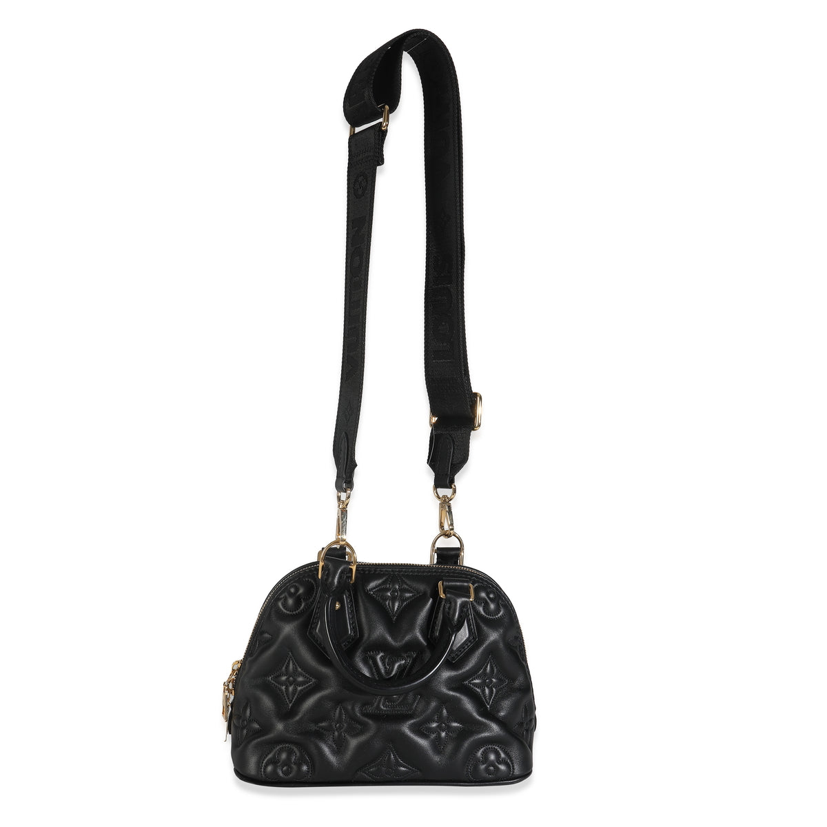 Black Bubblegram Calfskin Alma BB