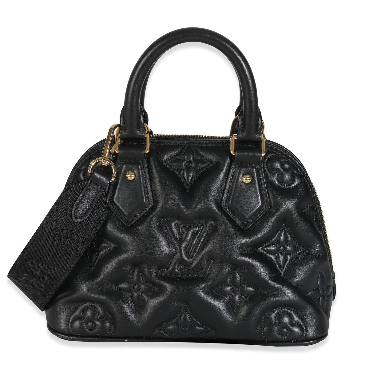 Black Bubblegram Calfskin Alma BB