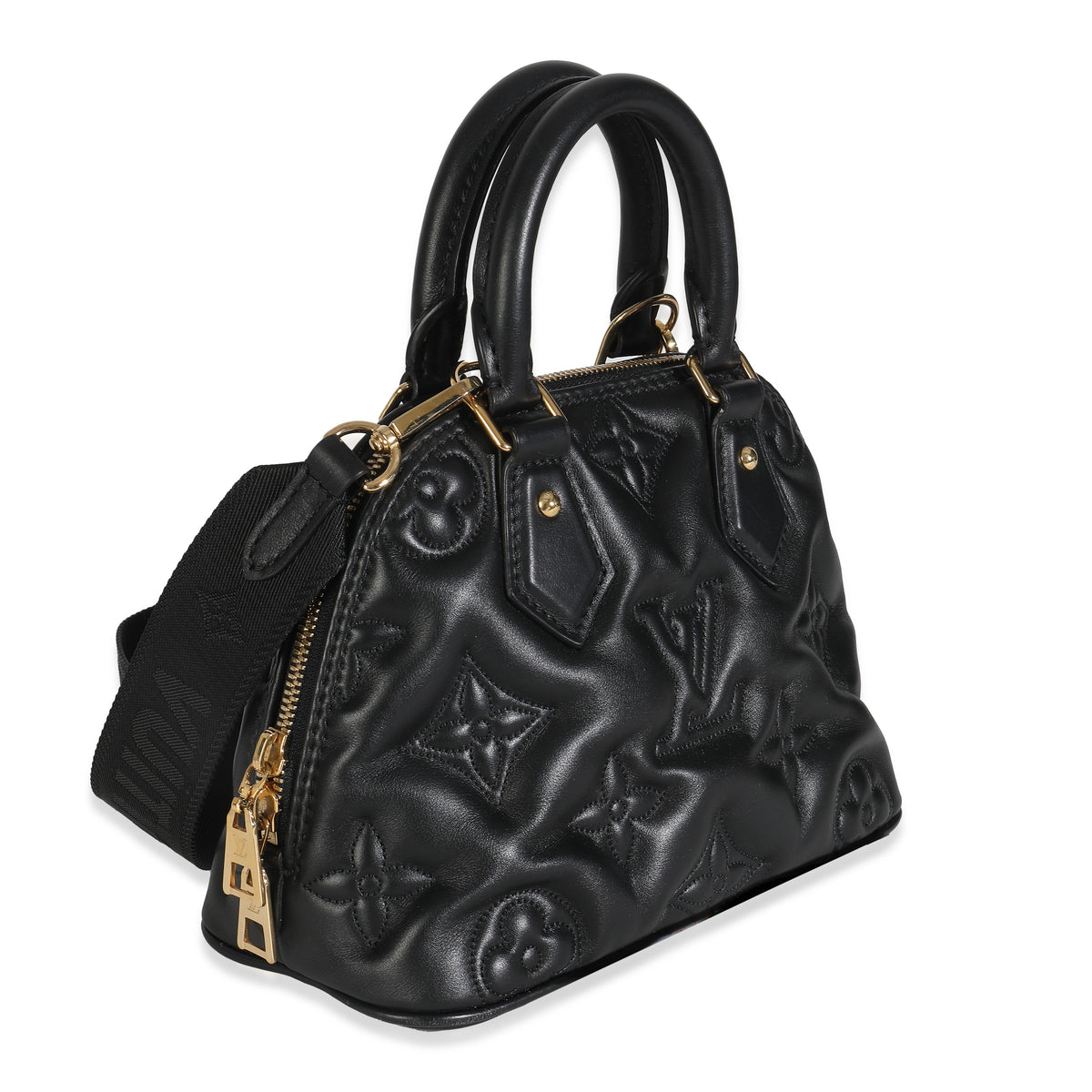 Black Bubblegram Calfskin Alma BB