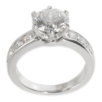 1.87 ct Round Brilliant Diamond Channel Set Engagement Ring