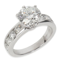 1.87 ct Round Brilliant Diamond Channel Set Engagement Ring