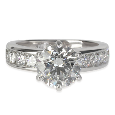 1.87 ct Round Brilliant Diamond Channel Set Engagement Ring