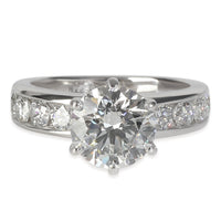 1.87 ct Round Brilliant Diamond Channel Set Engagement Ring