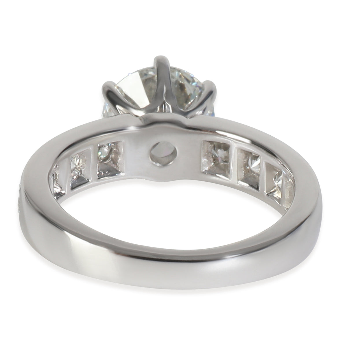 1.87 ct Round Brilliant Diamond Channel Set Engagement Ring