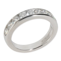 Platinum Diamond Channel Set Band