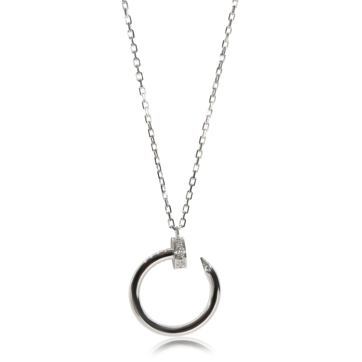 White Gold Diamond Juste Un Clou Pendant