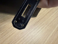 Vintage Black Box Sellier Kelly 32 GHW