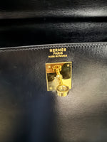 Vintage Black Box Sellier Kelly 32 GHW