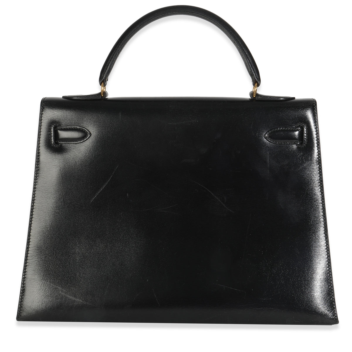 Vintage Black Box Sellier Kelly 32 GHW