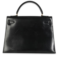 Vintage Black Box Sellier Kelly 32 GHW