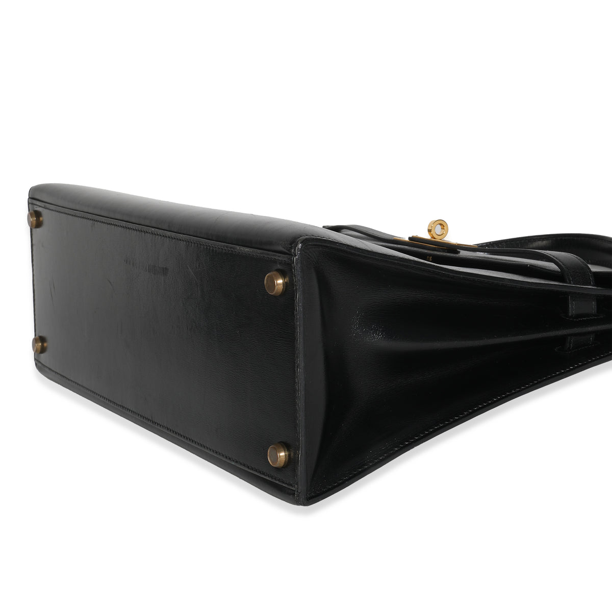 Vintage Black Box Sellier Kelly 32 GHW