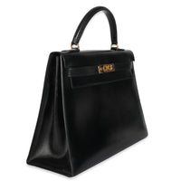 Vintage Black Box Sellier Kelly 32 GHW