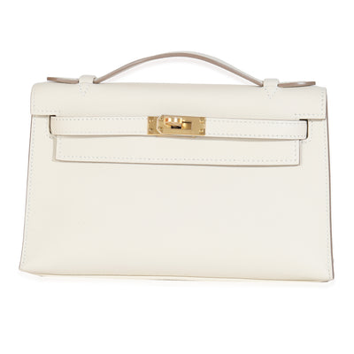 Craie Swift Kelly Pochette Clutch GHW