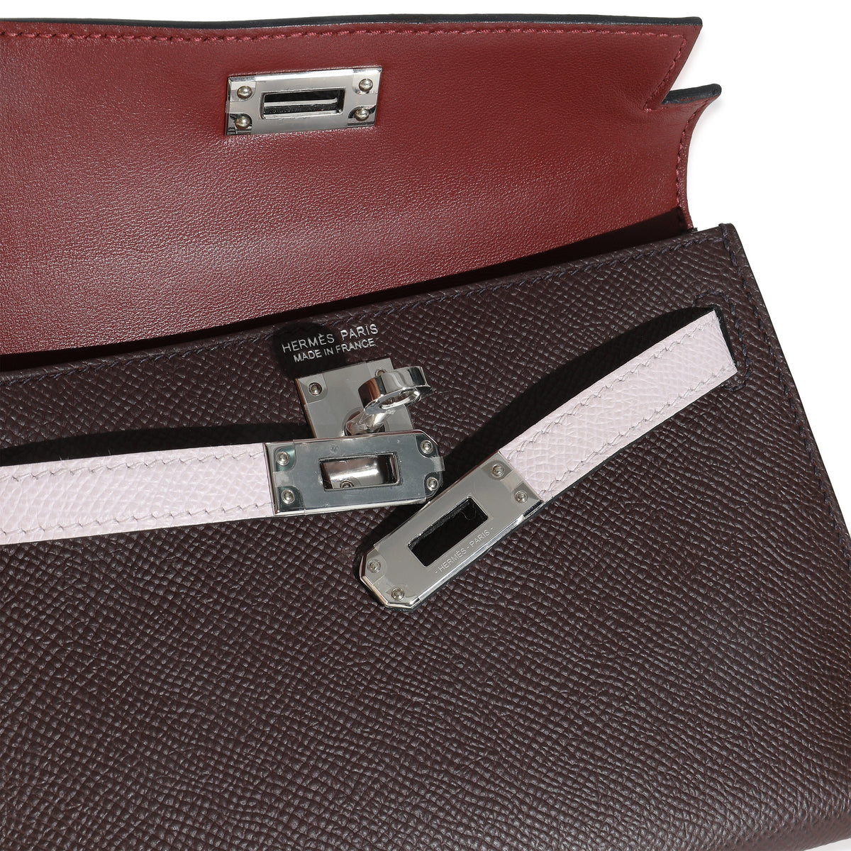 Tri Colour Rouge Sellier Mauve Pale Caban Epsom Sellier Mini Kelly II 20