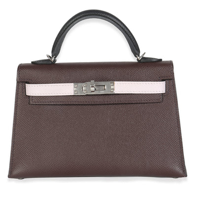 Tri Colour Rouge Sellier Mauve Pale Caban Epsom Sellier Mini Kelly II 20