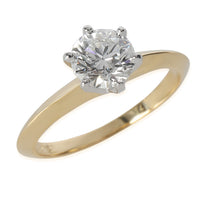 0.84 ct Round Brilliant Diamond Engagement Ring