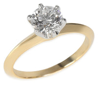 0.84 ct Round Brilliant Diamond Engagement Ring