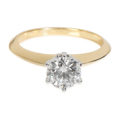 0.84 ct Round Brilliant Diamond Engagement Ring