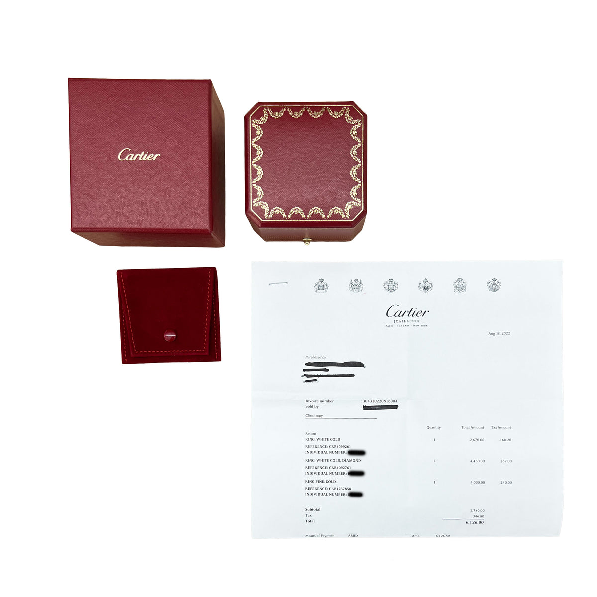 Rose Gold  Clash de Cartier Ring