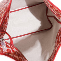 Red Goyardine Canvas Boheme PM