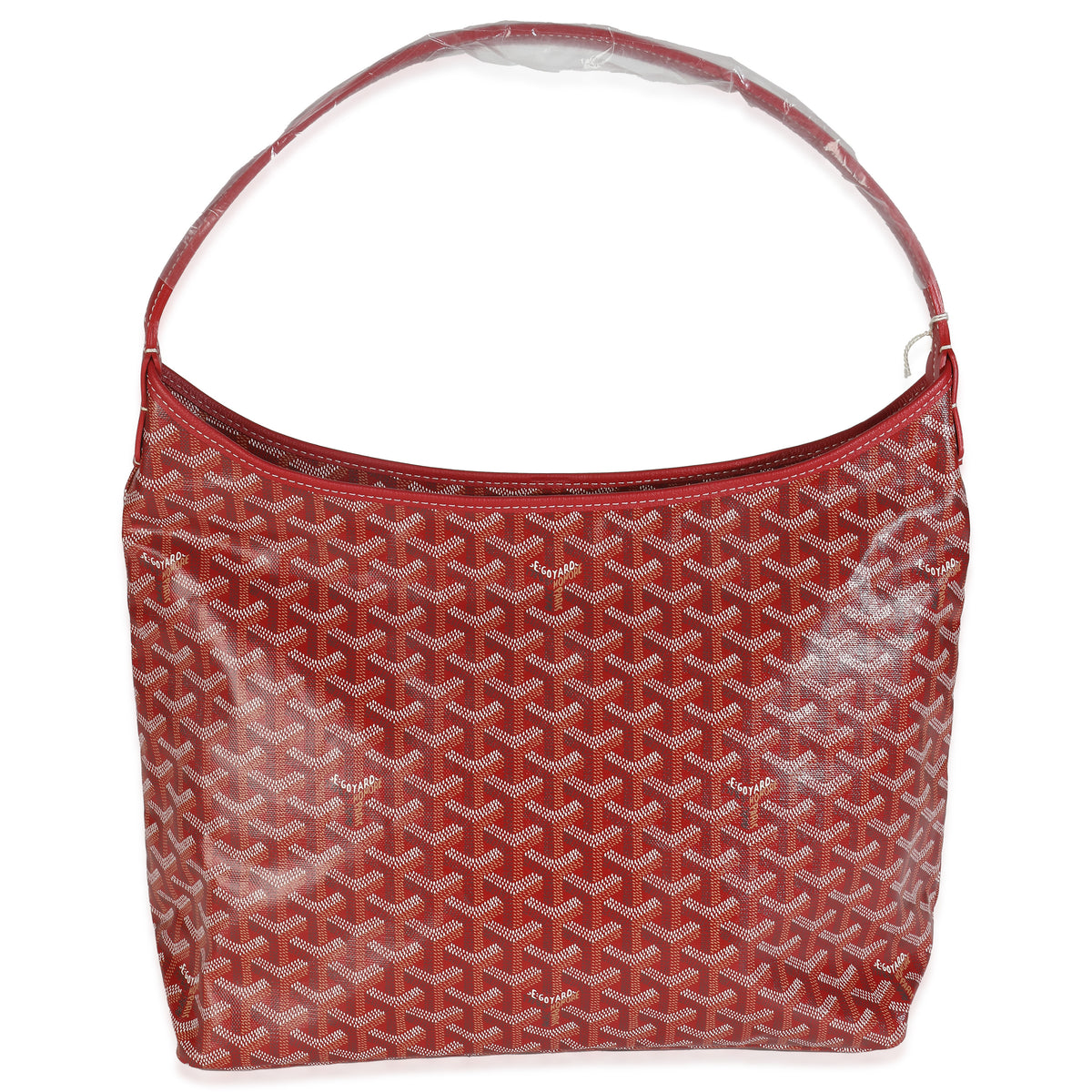 Red Goyardine Canvas Boheme PM