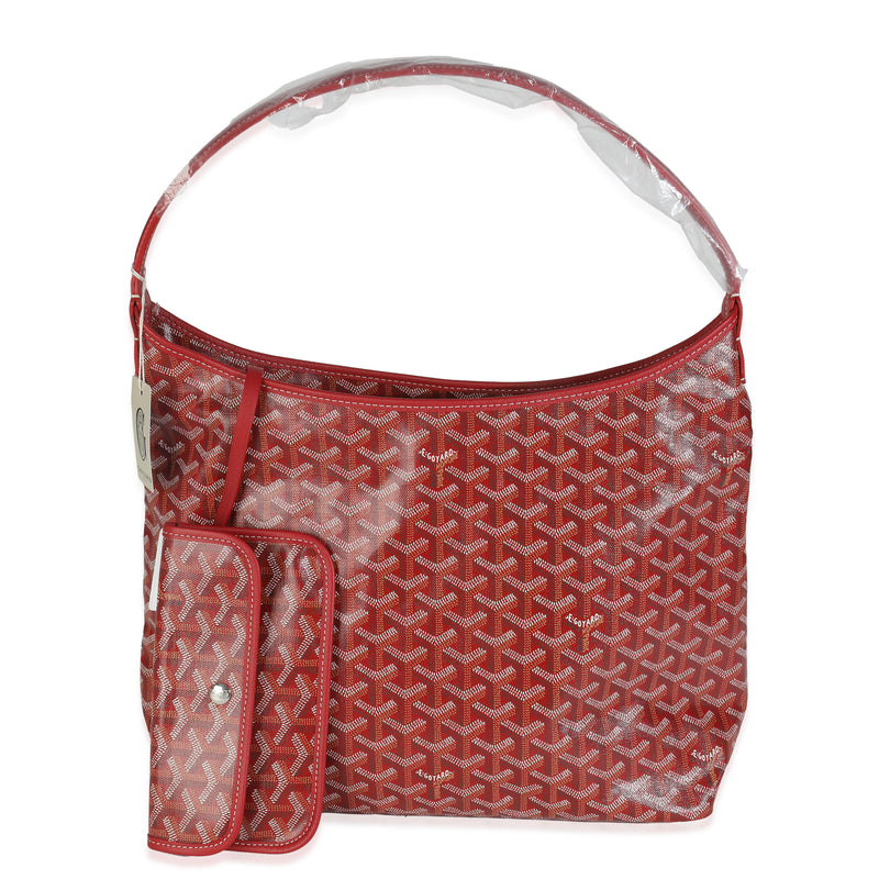 Red Goyardine Canvas Boheme PM