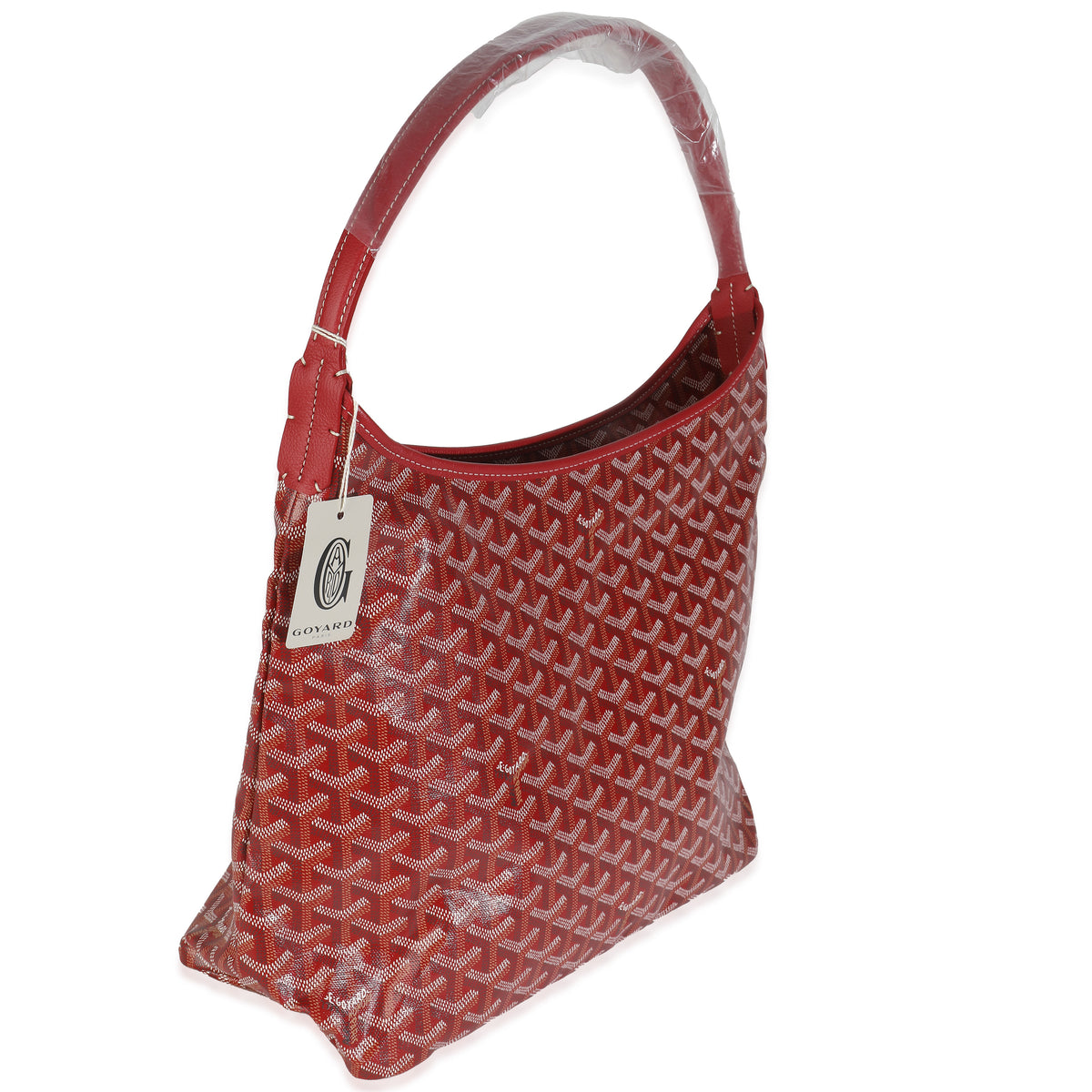 Red Goyardine Canvas Boheme PM