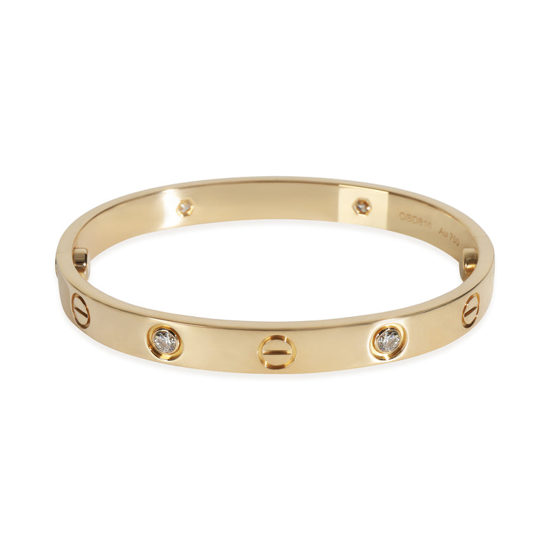 Yellow Gold Diamond Love Bracelet
