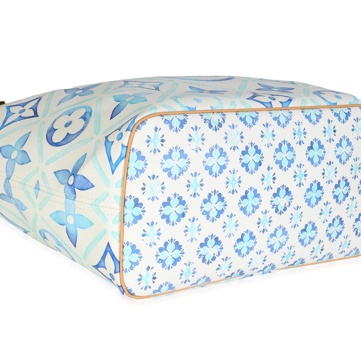 Lagoon Blue Monogram Canvas Tiles By The Pool 2.0 Neverfull MM