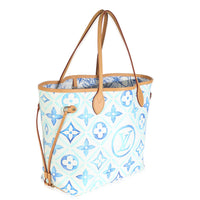 Lagoon Blue Monogram Canvas Tiles By The Pool 2.0 Neverfull MM