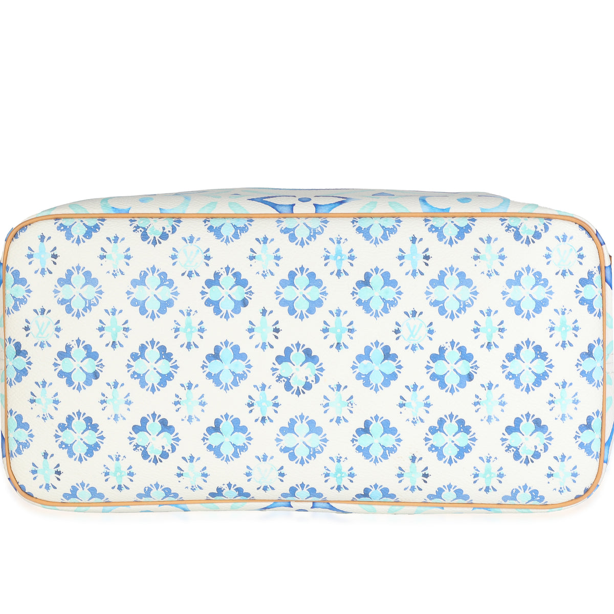 Lagoon Blue Monogram Canvas Tiles By The Pool 2.0 Neverfull MM