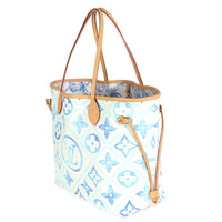 Lagoon Blue Monogram Canvas Tiles By The Pool 2.0 Neverfull MM