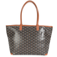 Gold Black Goyardine Canvas Artois PM