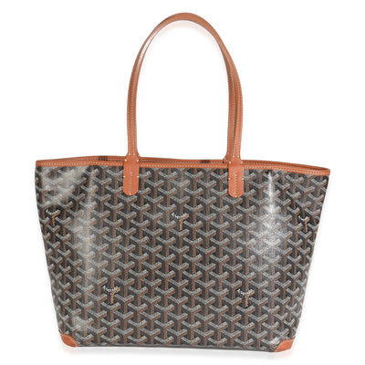 Gold Black Goyardine Canvas Artois PM