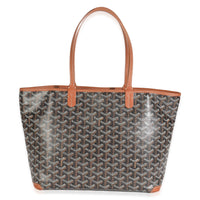 Gold Black Goyardine Canvas Artois PM