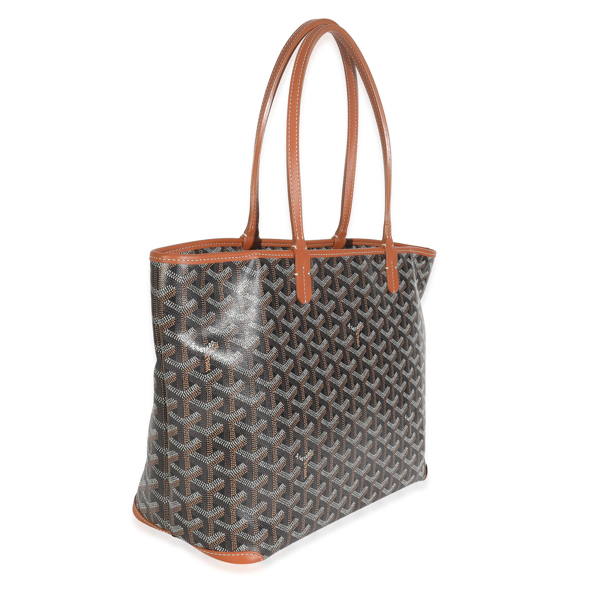 Gold Black Goyardine Canvas Artois PM