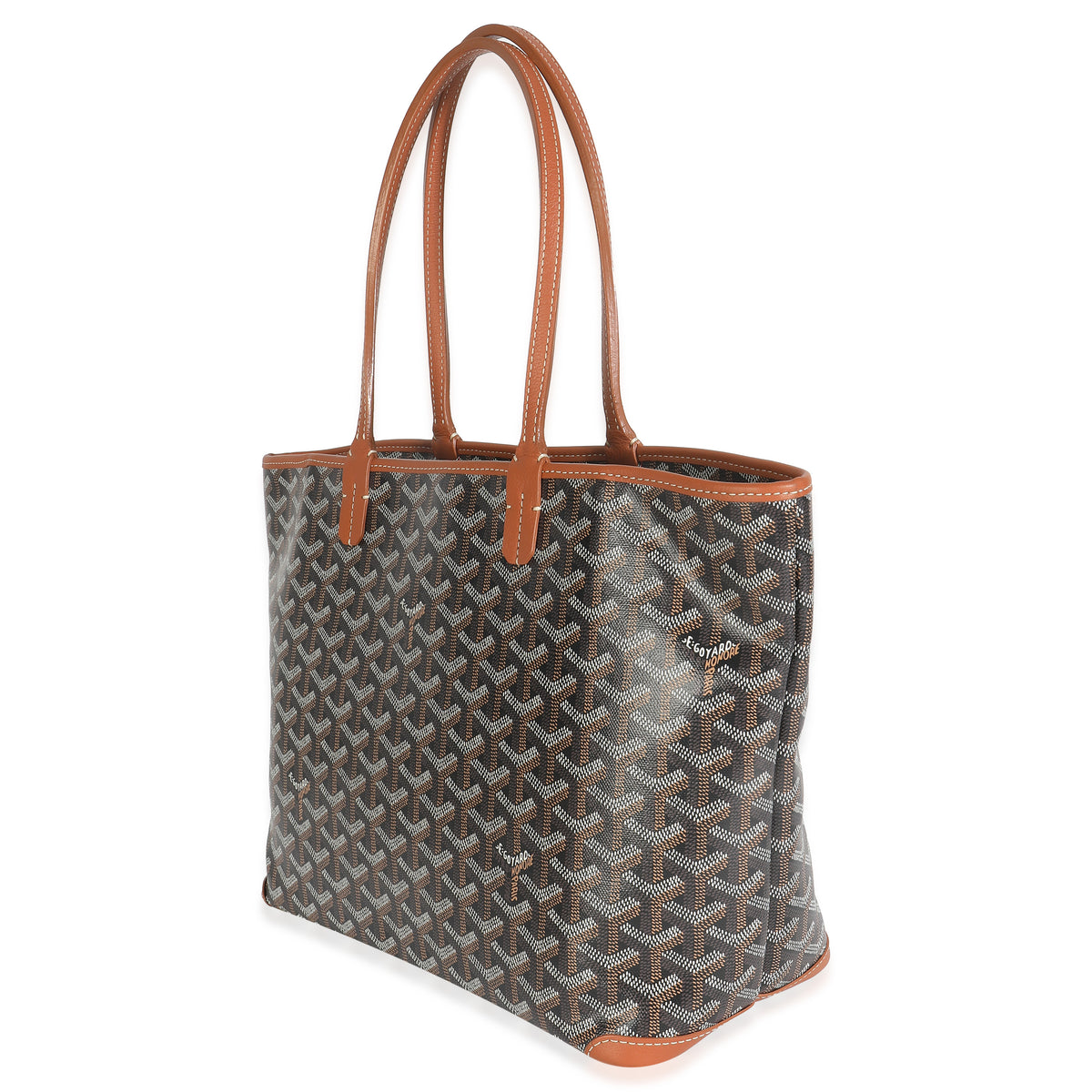 Gold Black Goyardine Canvas Artois PM