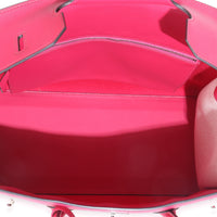 Framboise Ecru Swift Twill H Fray Fray Birkin 35 PHW