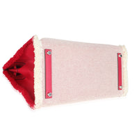 Framboise Ecru Swift Twill H Fray Fray Birkin 35 PHW